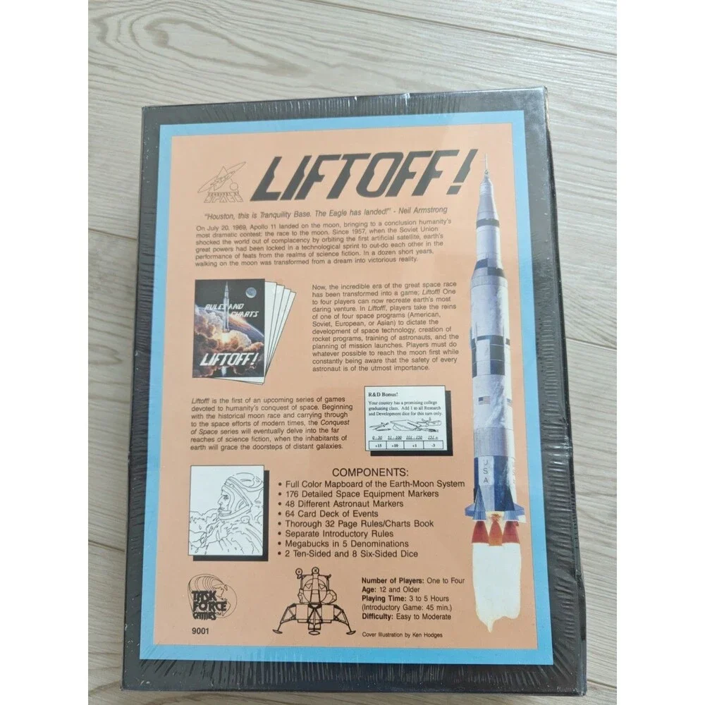 Task Force Games LIFTOFF! Factory Sealed Brand New Space Apollo Nasa